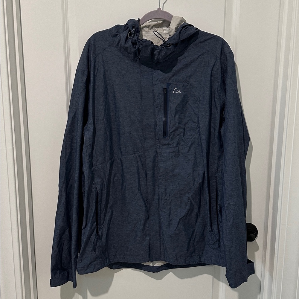Paradox Men’s Blue Jacket ~ Windbreaker, Fall, Winter, Outdoors, Rain ~ XL